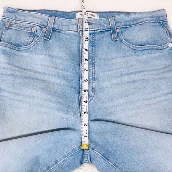 MADEWELL The Perfect Vintage Straight Jean Shorts‎ Midi Bermuda Size 31 New - Picture 12 of 14